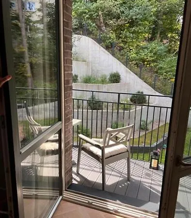 Апартаменты New Cozy Designer In Uzupis Walk To Old Town In A Luxury Building Garden View Balcony