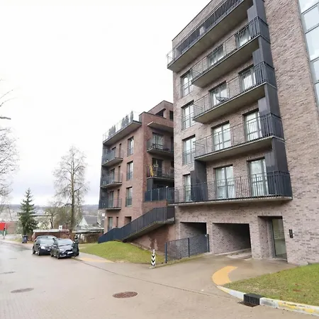 New Cozy Designer In Uzupis Walk To Old Town In A Luxury Building Garden View Balcony * Vilnius