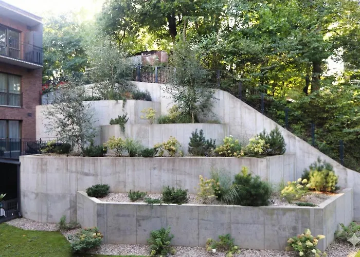 公寓 New Cozy Designer In Uzupis Walk To Old Town In A Luxury Building Garden View Balcony *