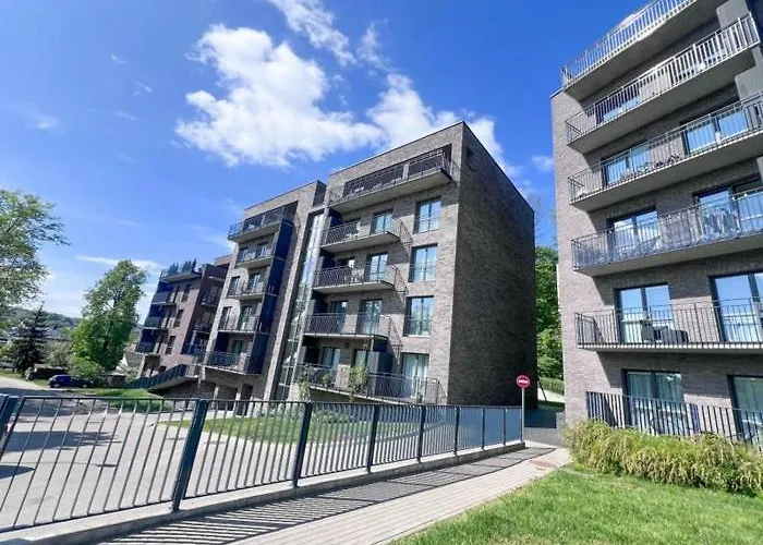 New Cozy Designer In Uzupis Walk To Old Town In A Luxury Building Garden View Balcony Вильнюс