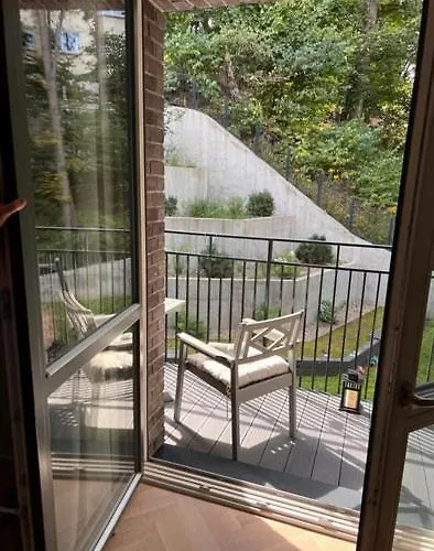 Apartment New Cozy Designer In Uzupis Walk To Old Town In A Luxury Building Garden View Balcony